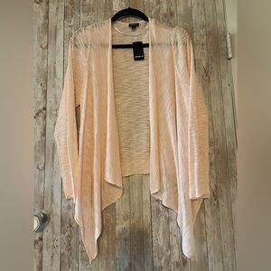 Torrid NEW Women's Light Pink open front sweater cardigan size 1 / 1x/ 14-16 NWT